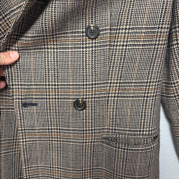 Vintage Glen Plaid Double-Breasted Blazer Embassy Row Women’s Size: 4 - Picture 6 of 6